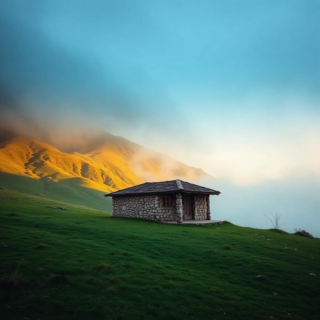 SHEPHERD HUT — MIST ROLLING IN