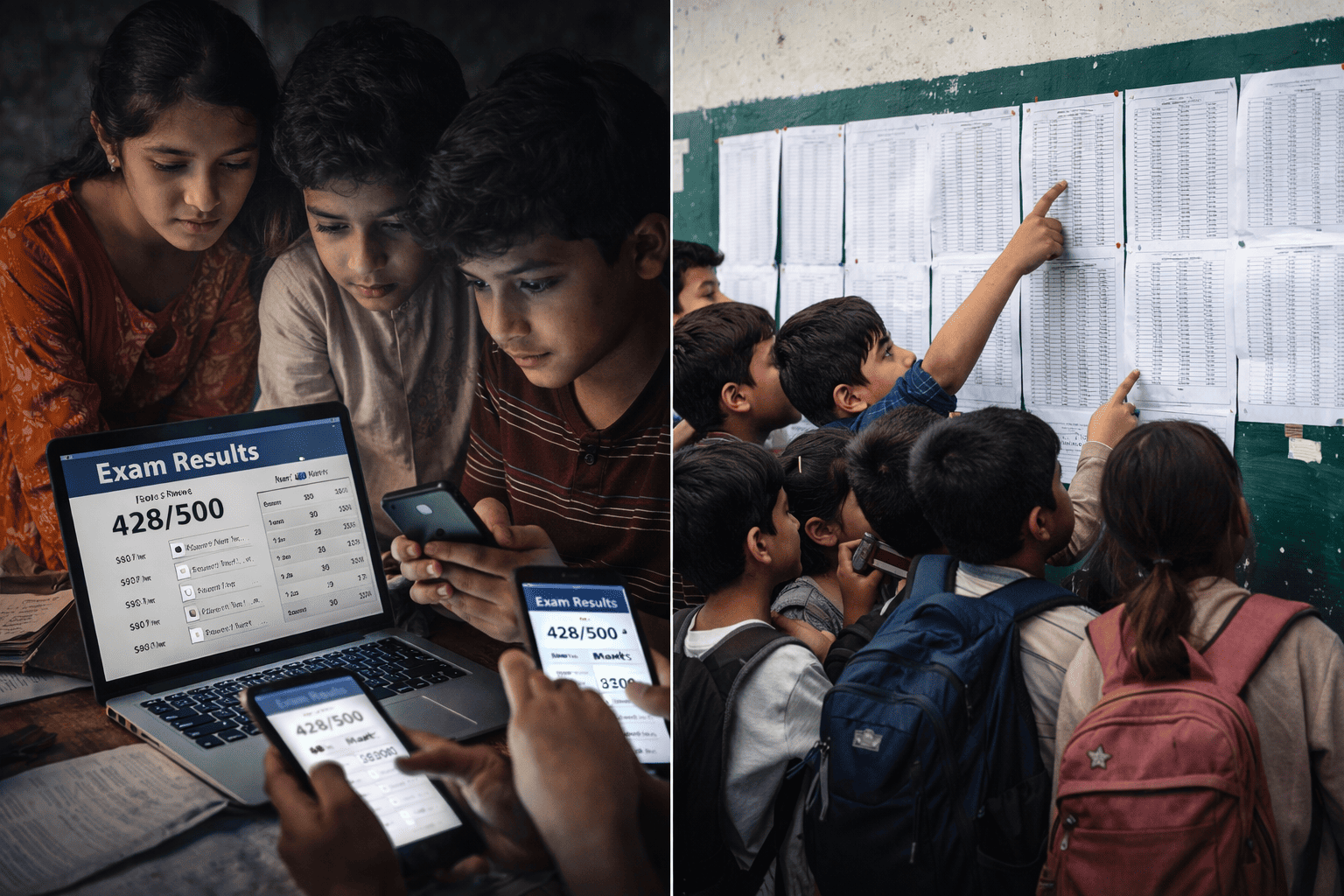 Stressed student concept